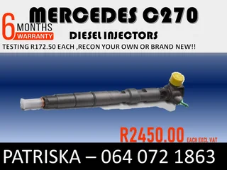 Mercedes C270 Diesel Injectors For Sale