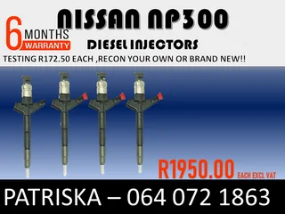 Nissan Np300 Diesel Injectors For Sale