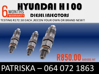 Hyundai H100 Diesel Injectors For Sale
