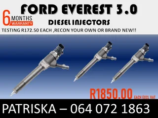 Ford Everest 3.0 Diesel Injectors For Sale