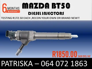 Mazda Bt50 Diesel Injectors For Sale