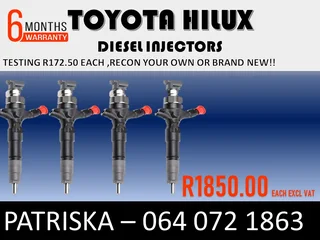 Toyota Hilux Diesel Injectors For Sale