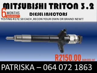 Mitsusbihsi Triton 3.2 Diesel Injectors For Sale
