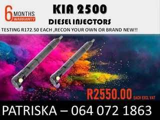 Kia 2500 Diesel Injectors For Sale