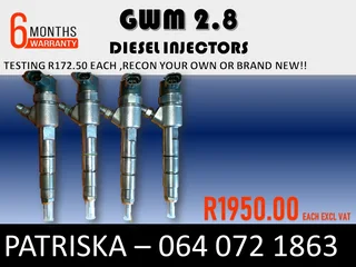 Gwm 2.8 Diesel Injectors For Sale