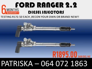 Ford Ranger 2.2 Diesel Injectors For Sale