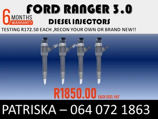 Ford Ranger 3.0 Diesel Injectors For Sale