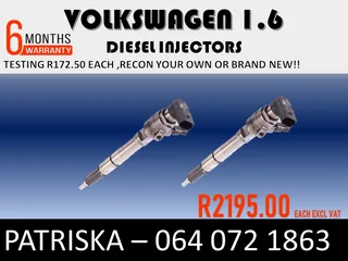 Volkswagen 1.6 Diesel Injectors For Sale