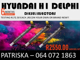 Hyundai H1 Diesel Injectors For Sale