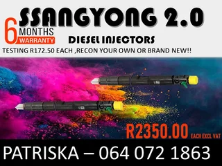 Ssangyong 2.0 Diesel Injectors For Sale