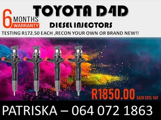 Toyota D4d Diesel Injectors For Sale
