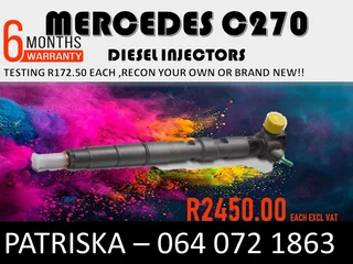 Mercedes C270 Diesel Injectors For Sale