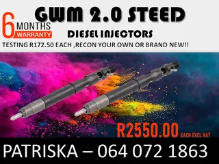 Gwm 2.0 Steed Diesel Injectors For Sale