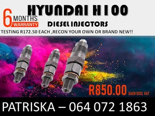 Hyundai H100 Diesel Injectors For Sale