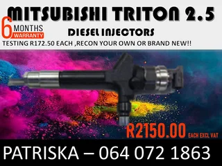 Mitsubihsi Triton 2.5 Diesel Injectors For Sale