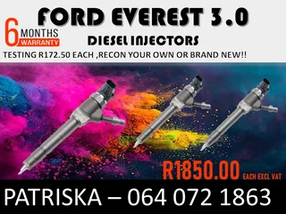 Ford Everest 3.0 Diesel Injectors For Sale