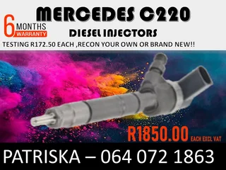 Mercedes C220 Diesel Injectors For Sale
