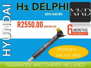 Hyundai H1 Diesel Injectors For Sale Or To Recon