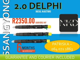 Ssangyong 2.0 Diesel Injectors For Sale