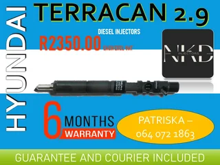 Hyundai Terracan 2.9 Diesel Injectors For Sale