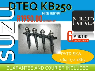Isuzu Dteq Kb250 Diesel Injectors For Sale