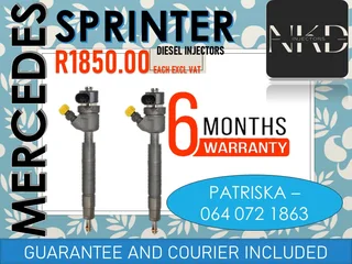 Mercedes Sprinter diesel Injectors For Sale