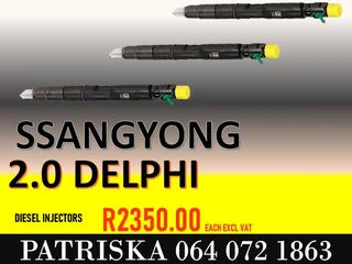 Diesel Injectors – Tested, Cleaned & Ready To Fit Ssangyong 2.0