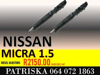 Nissan Micra 1.5 Diesel Injectors For Sale