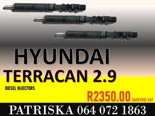 Hyundai Terracan 2.9 Diesel Injectors For Sale