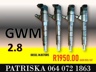 Gwm 2.8 Diesel Inejctors For Sale