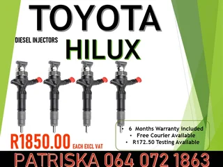 Toyota Hilux Diesel Injectors For Sale
