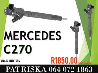 Mercedes C270 Diesel Injectors For Sale