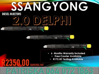 Ssangyong 2.0 Diesel Injectors For Sale