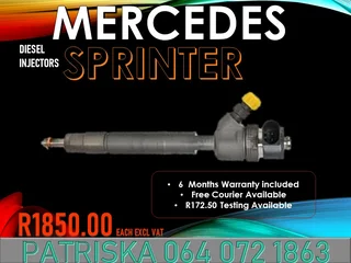 Mercedes Sprinter Diesel Injectors For Sale
