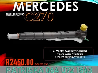 Mercedes C270 Diesel Injectors For Sale