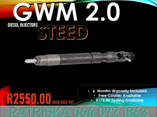 Gwm 2.0 Steed Diesel Injectors For Sale