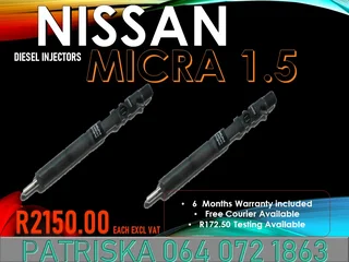 Nissan Micra 1.5 Diesel Injectors For Sale