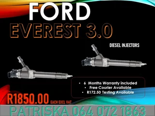 Ford Everest 3.0 Diesel Injectors For Sale