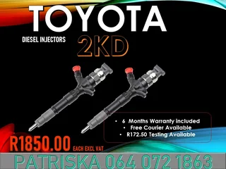 Toyota 2kd Diesel Injectors For Sale