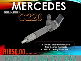 Mercedes C220 Diesel Injectors For Sale