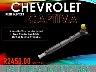 Chevrolet Captiva Diesel Injectors For Sale