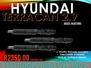 Hyundai Terracan 2.9 Diesel Injectors For Sale On Service Exchange