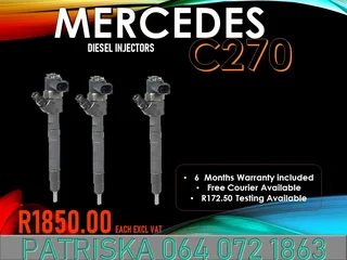 Mercedes C270 Diesel Injectors For Sale