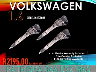 Volkswagen 1.6 Diesel Injectors For Sale