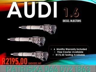 Audi 1.6 Diesel Injectors For Sale Or To Recon