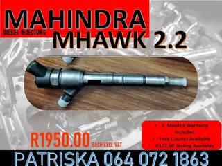 Mahindra Mhawk 2.2 Diesel Injectors For Sale Or To Recon