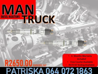 Man Truck Diesel Injectors For Sale Or To Recon