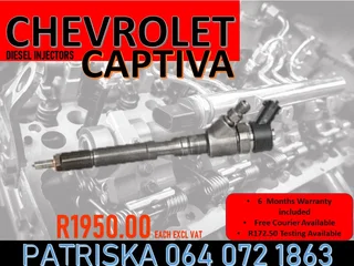Chevrolet Captiva Diesel Injectors For Sale Or To Recon