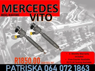 Mercedes Vito Diesel Injectors For Sale Or To Recon