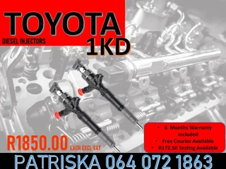 Toyota 1kd Diesel Injectors For Sale